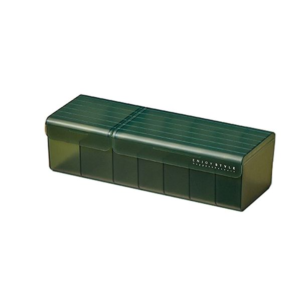 Dual-Lid 7 Grids Cable Storage Box for Organizing Power Cord Plugs