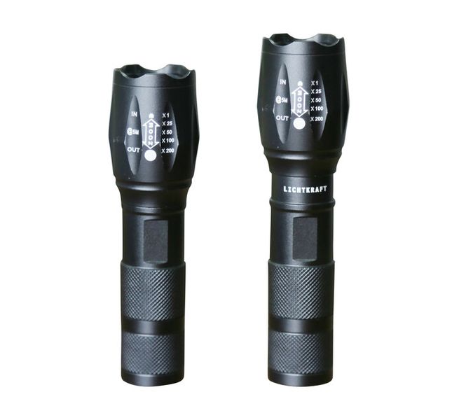 Camp Master Tactical Aluminium Flashlight 250-Lumen