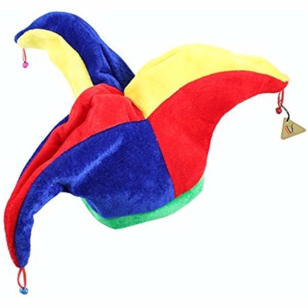 Jester Costume Clown Hat-Kids &amp; Adults