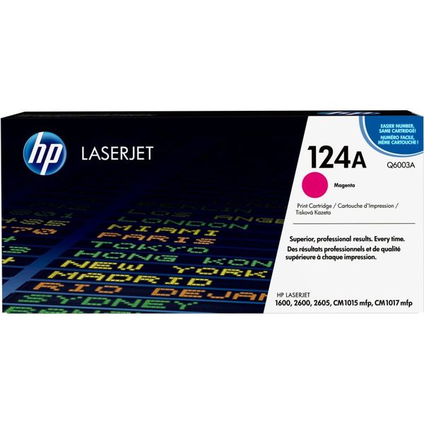 HP 124A Original Magenta Toner Cartridge