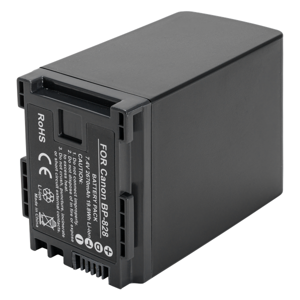 Canon BP-828 Camcorder Battery by 2-Power | VBI9936A