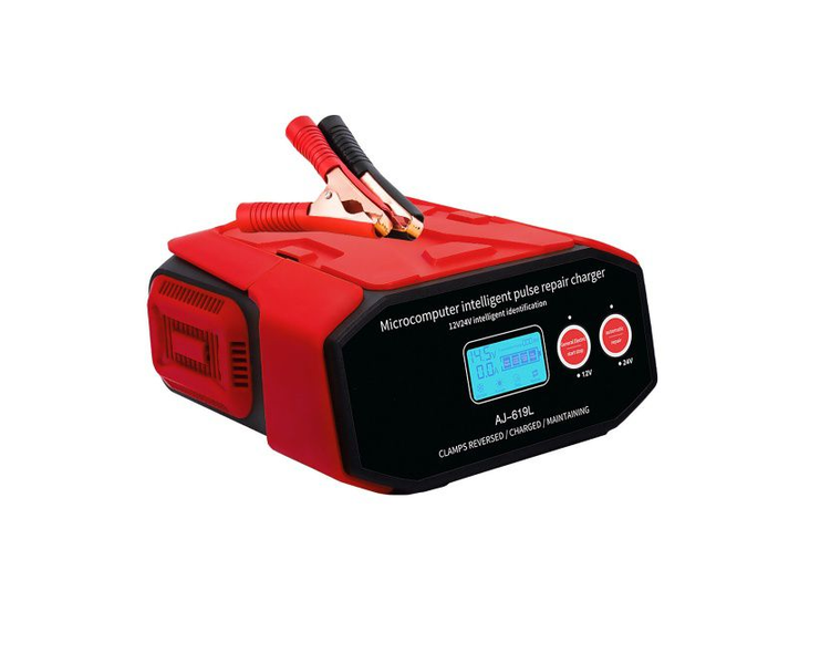 400W 12V/24V Heavy Duty Smart Car Battery Charger Pulse Repair Trickle