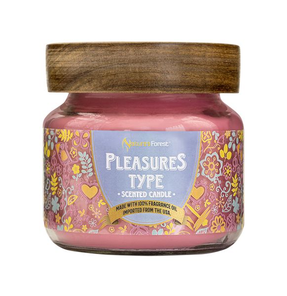 Nature's Forest - Pleasures Type Candle - 2 Wicks