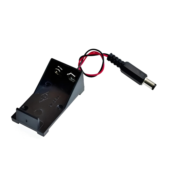 BMT PP3 9V Battery Holder with 2.1mm DC Plug Lead