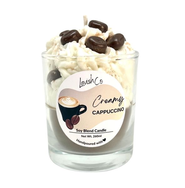 Whipped Candle - Creamy Cappuccino - Soy Blend - 260ml