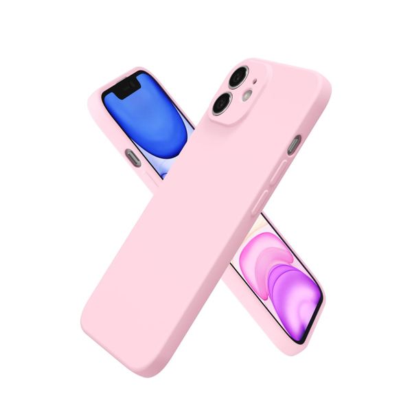 Soft Protective Silicone Back Case Compatible with iPhone 11- Red