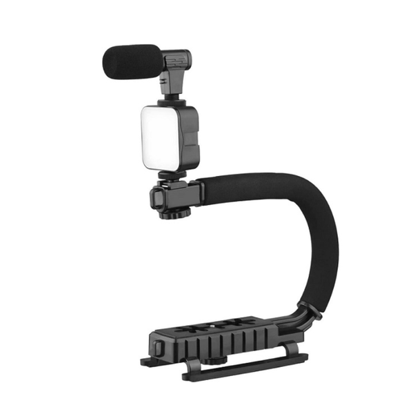 AY-49U U-Shaped Video Making Stabilizer Gimbal Kit for Outdoor Videography