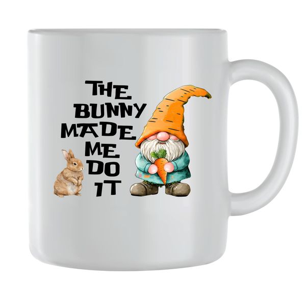 Made me Coffee Mugs for Men Women with Easter Graphic Words Cup Present 079