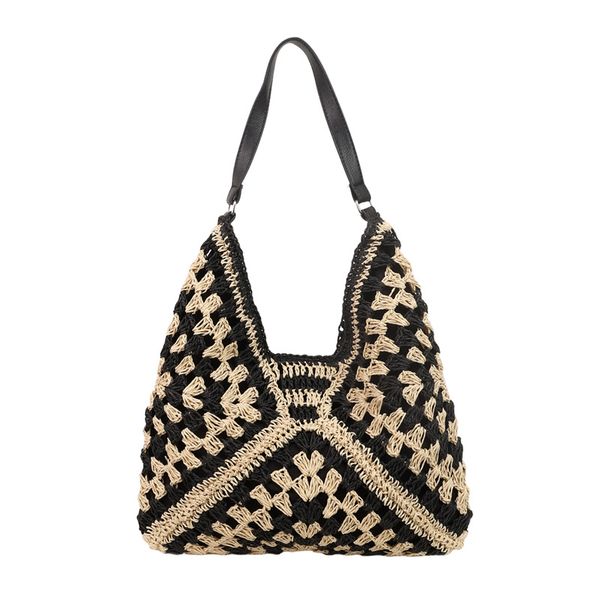 Tote Bag-Summer Straw Bag-Large Capacity Shoulder Bag