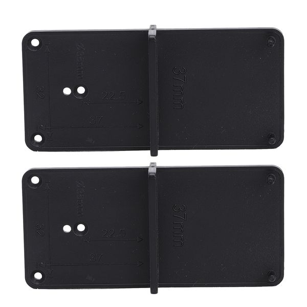 2 Pieces 85x40mm hinge hole locator template