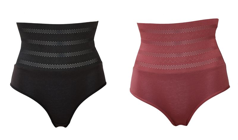 Women Tummy Control Underwear High Waisted Slimming Shaper Panty Pack of 2