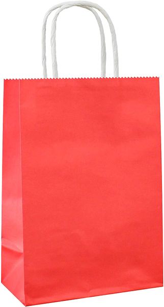 Bestby - Kraft Paper Gift Bags(12 Pack) - White