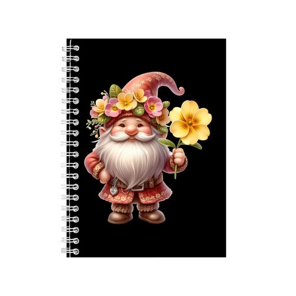 Red And Yellow A5 Notebook Spiral Lined Notepad image