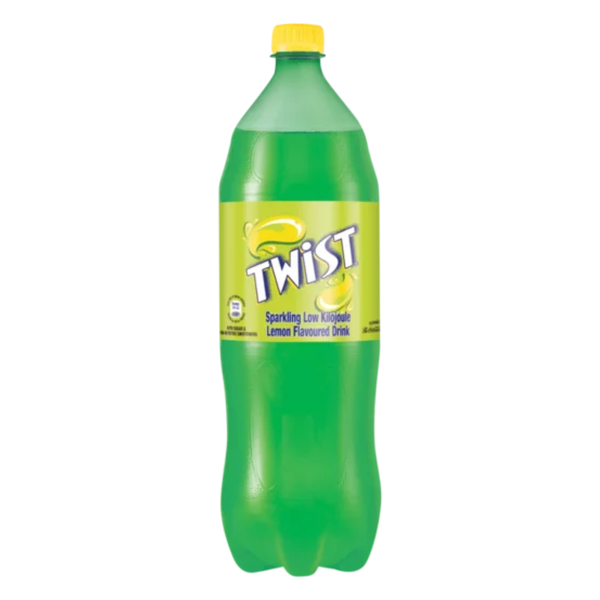 Twist Lemon Flavoured Soft Drink - 2L Bottles (6-Pack)