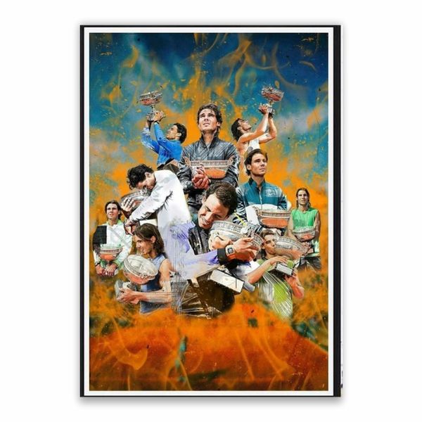 Rafa Nadal Collage - A1 Poster