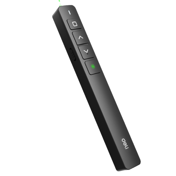 Deli Wireless Laser Presenter 100m Green light