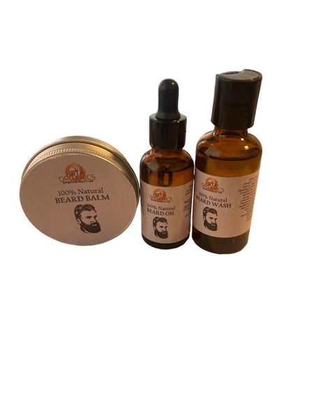 3 Piece Men's Beard Grooming Kit