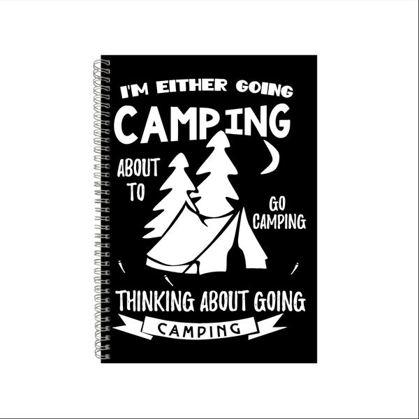 Camping Notebook Camper Gift Idea A4 Notepad Pad 40