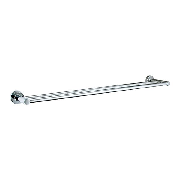 Kore Double Towel Rail Chrome Avec
