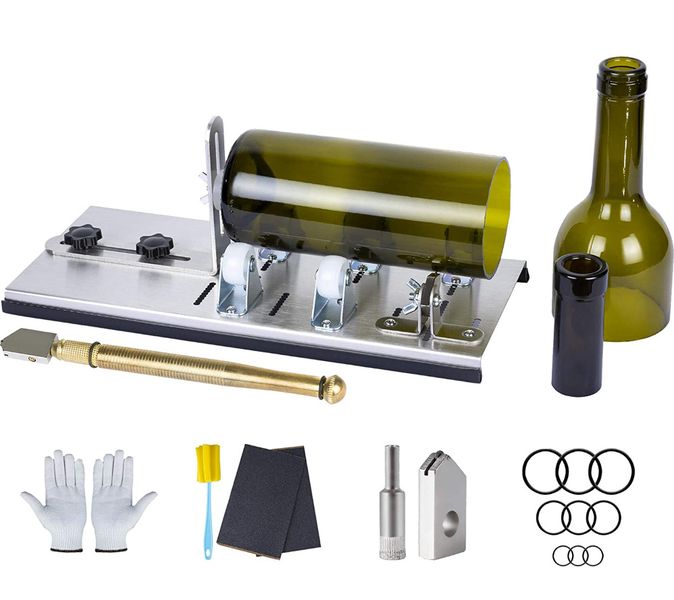 Glass Bottle Cutter Set, Glass Cutter for Bottles, Wine Glass Bottle Cutter