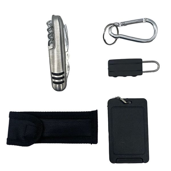 Outdoor and Travel 5-Piece Survival Gear Kit