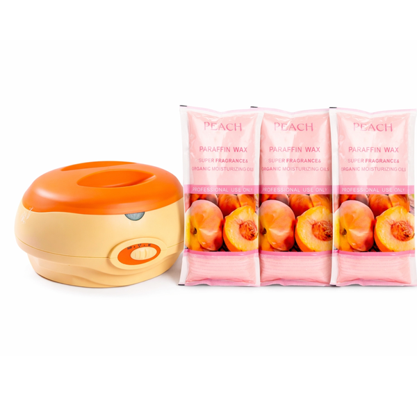 Paraffin Wax Warmer 3 Pack Peach Paraffin Wax Blocks 453g Hand Foot Spa
