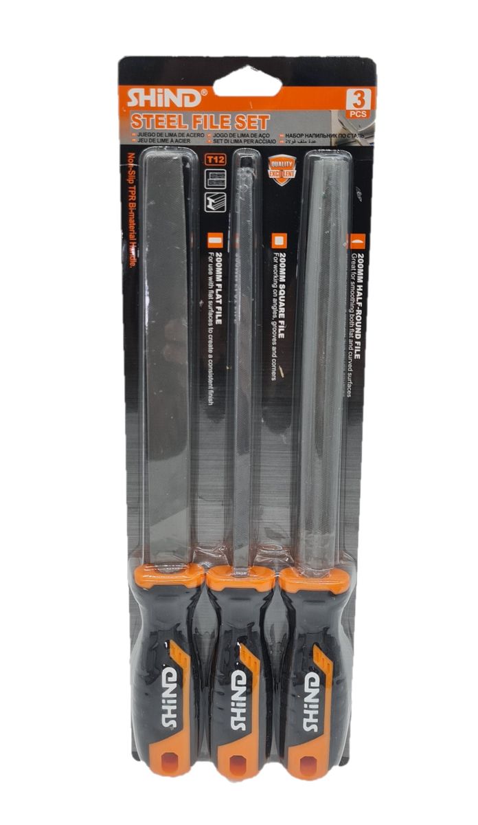 Heavy Duty Steel File Set - 3 Piece | Shop Today. Get it Tomorrow ...
