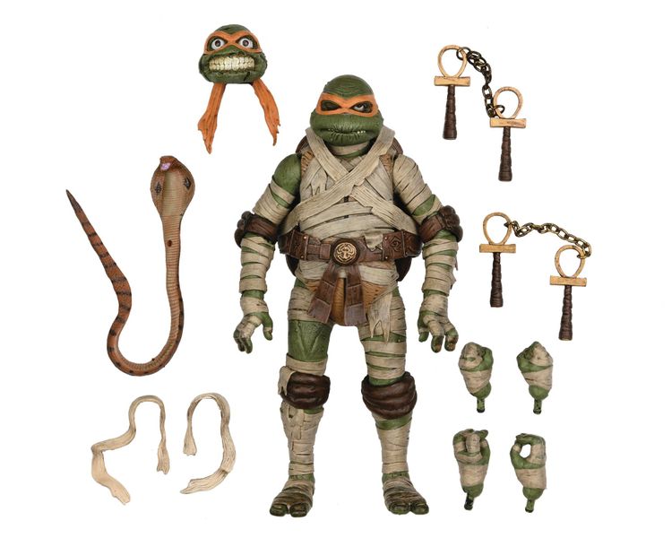 TMNT Michelangelo As Mummy Ultimate Figure