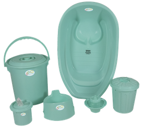 Baby Bath 2-Pc Set (Select Bath + 18Ltr Steri Bucket) - EverNu Plastics