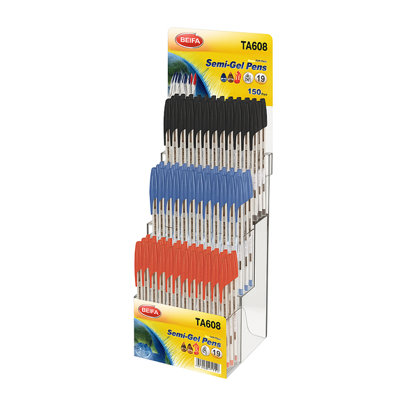 Gel Pen Display Rack -Comes with 300 Pens