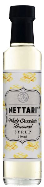 Nettari White Chocolate Flavoured Syrup 250ml