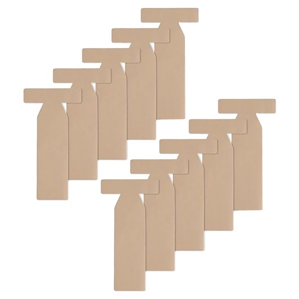 T Shaped Turf Toe Straps Big Toe Splints Adhesive Turf Toe Wrap - 10Piece