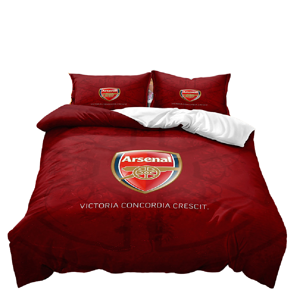 Inspired Arsenal 3D Printed Duvet Cover Set