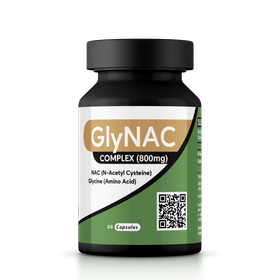 GlyNAC 800mg - Complex of Glycine & NAC (N-Acetyl Cysteine) 60 Servings ...