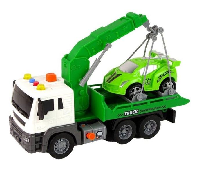 UNIW 1:16 Scale Road Assistance Car Tow Truck Toy