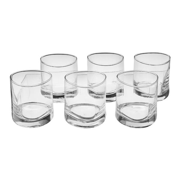280ml Transparent Whisky Glasses 280ml CB01-03 - 6 Pack