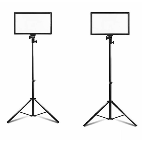 2pcs Adjustable Video and Photography Continuous LED Light 3200-6000k A118