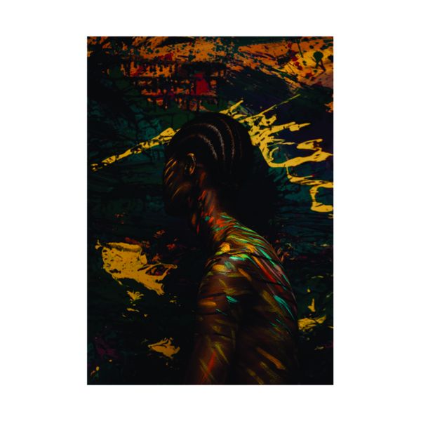African Women Abstract Painting - A1 Poster