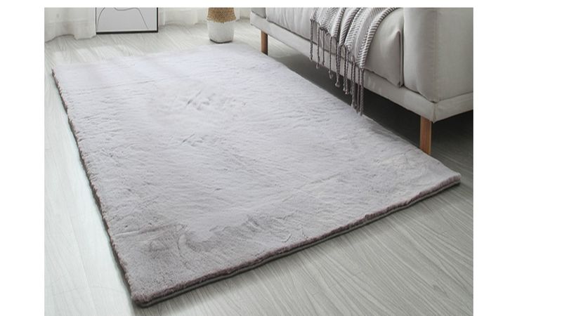 Grey High Quality Fur Mintirho Carpet
