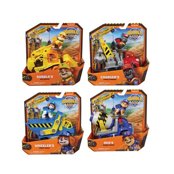Rubble &amp; Crew Core Vehicles With Pup Collection
