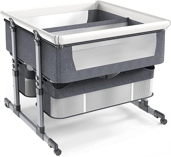 Bedside Baby Twin Sleeper Cot
