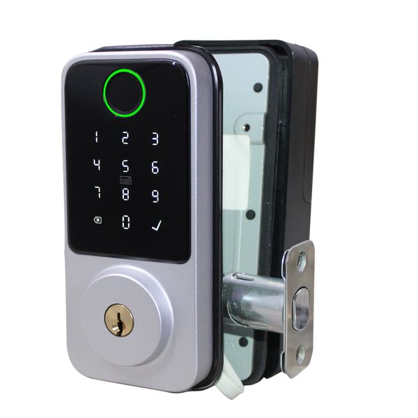 LMA Single Deadbolt WIFI Fingerprint Password and Keycard Access Smart lock