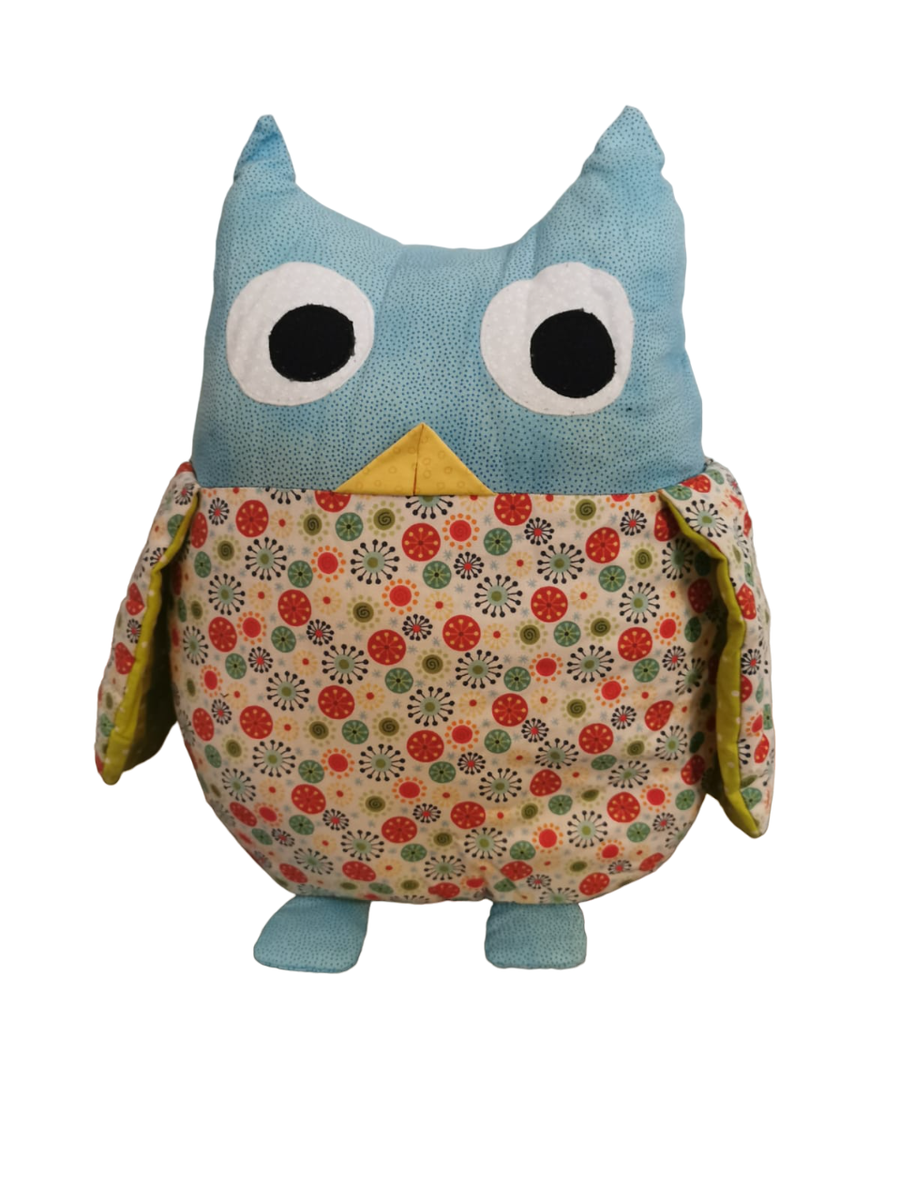 25cm x 30 cm Multi Coloured Owl Soft Toy Shop Today. Get it Tomorrow!