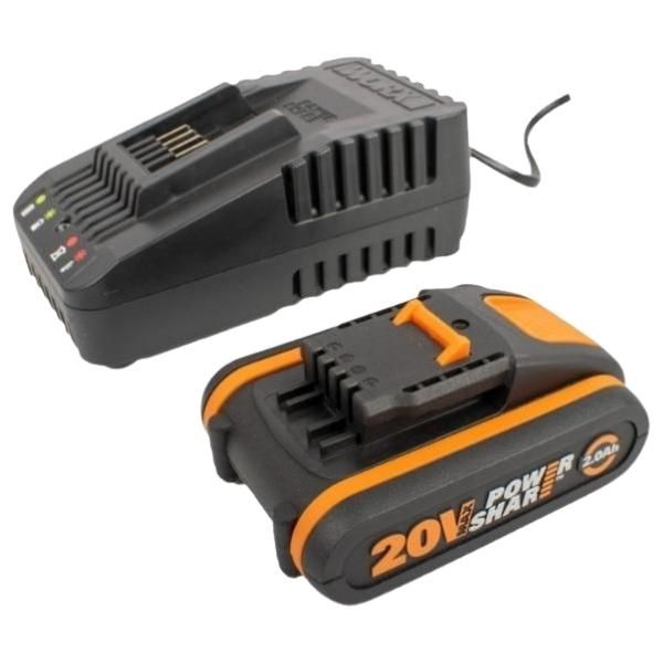 WORX - 20V Li-Ion 2.0Ah Battery And 20V Charger Kit