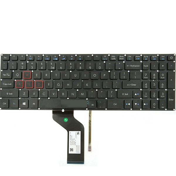 Acer Aspire VX15 VX5-591G Keyboard (with backlit keys)