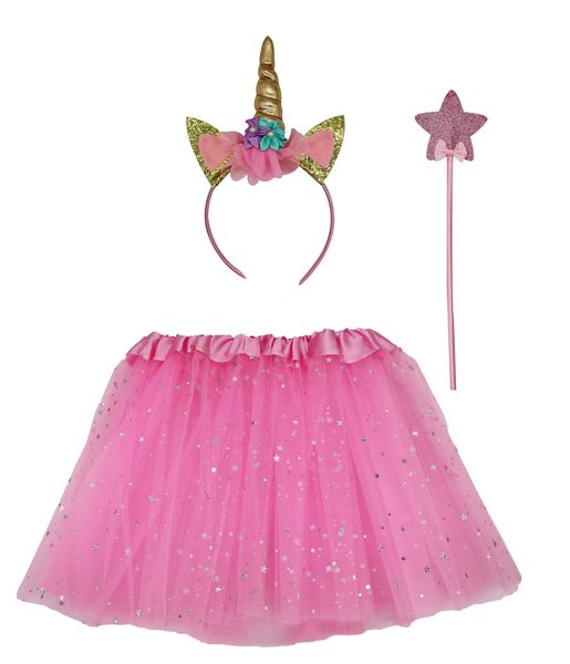 Unicorn Kids Costume Set with Magic Wand