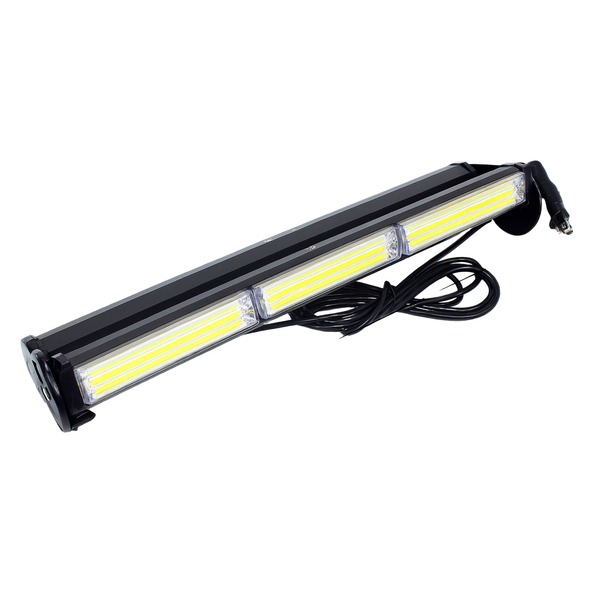 White Double-Side Roof Flashing Light Bar - LED Emergency Warning Light