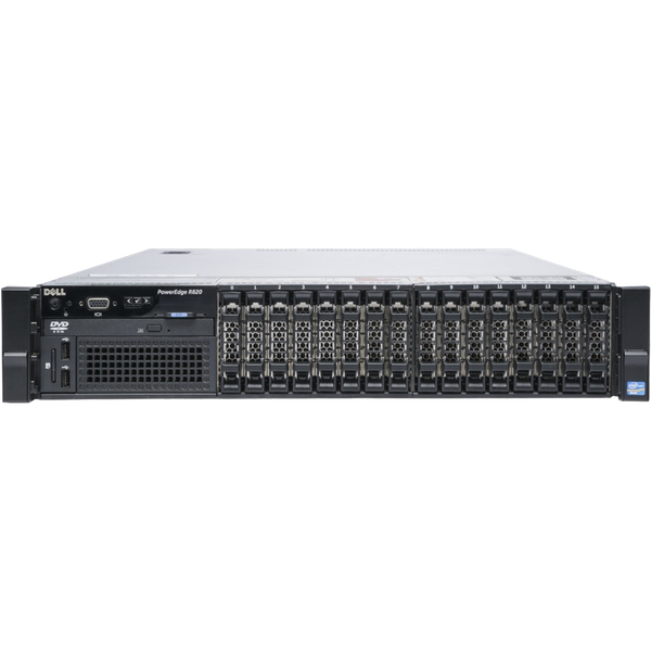 Dell PowerEdge R820 4x8 Core Intel Xeon CPU 2.5" Backplane Server (Refurb)