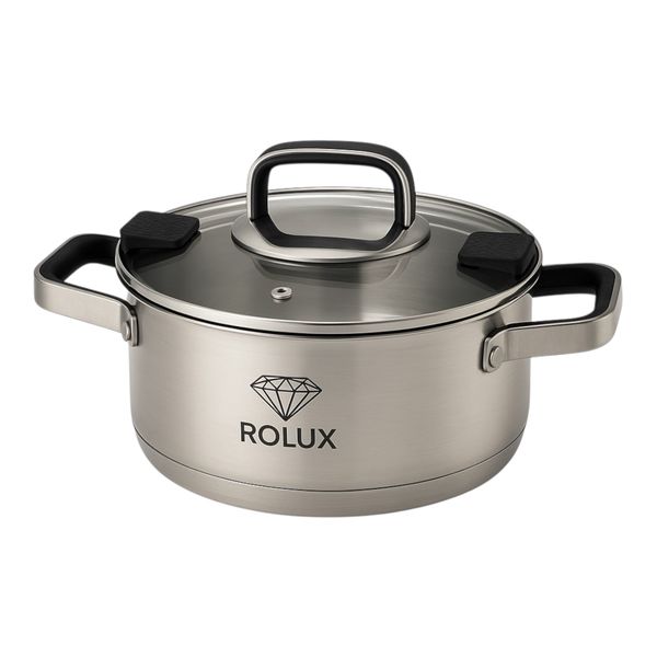 Pot Nonstick Casserole With Glass Lid Rolux