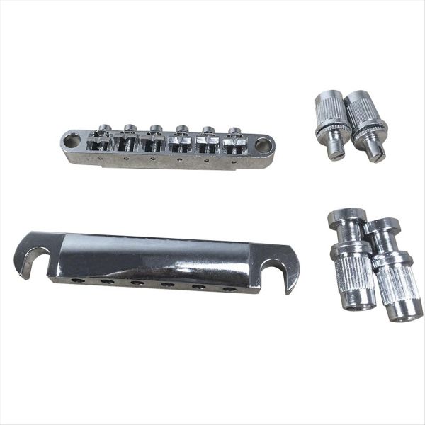 Standard 6 String Size LP Guitar Bridge Full Set Tail Stud
